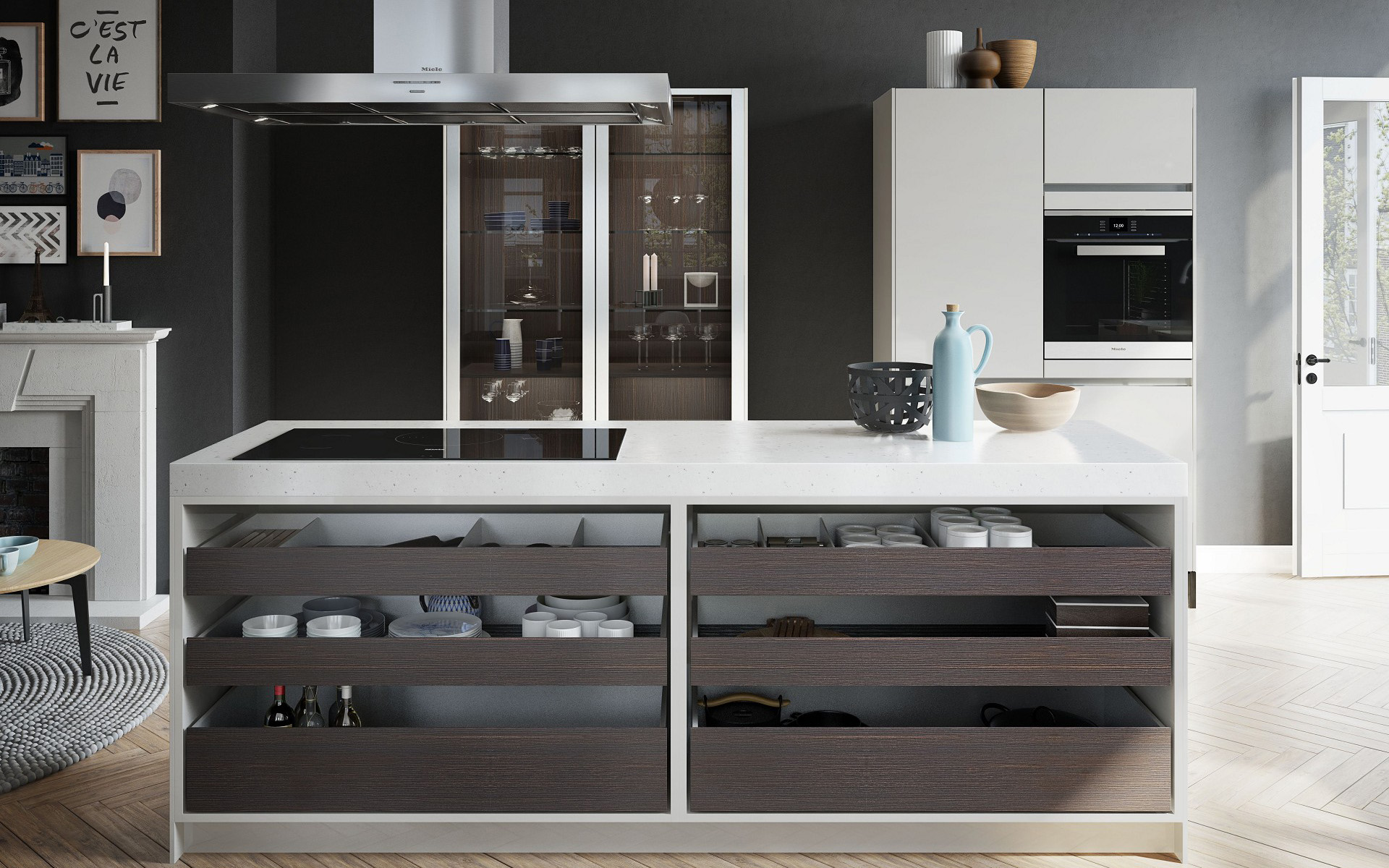 SieMatic kitchen the work center